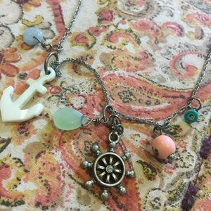American Eagle Outfitters Nautical Charm Necklace